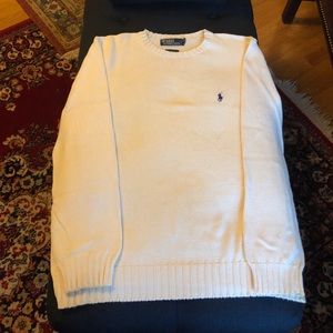 Ivory men’s Ralph Lauren knit sweater
